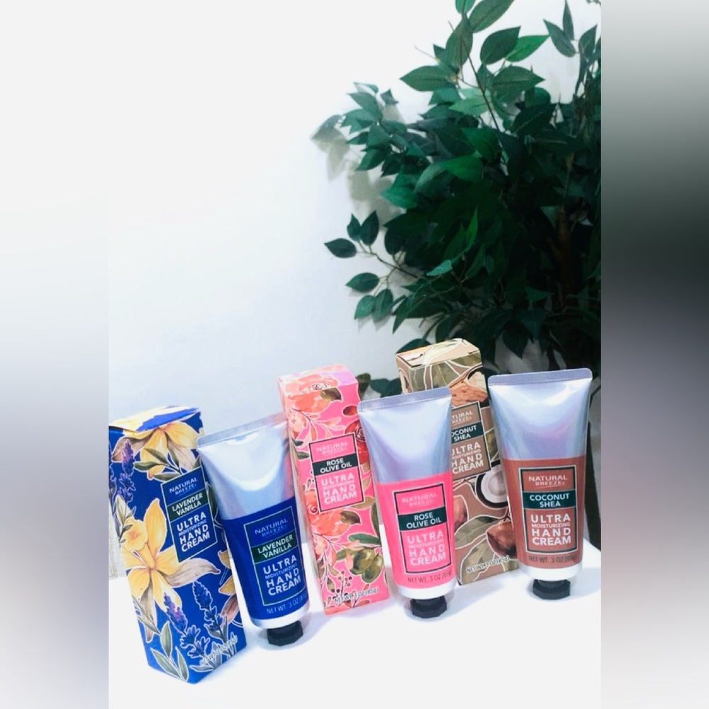 Hand Cream Collection - Blue, Pink, Brown